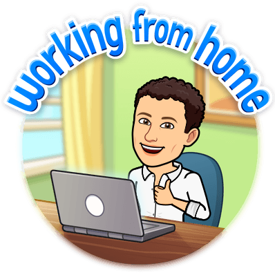 Instructional Design - Bitmoji 2 working from home bitmoji