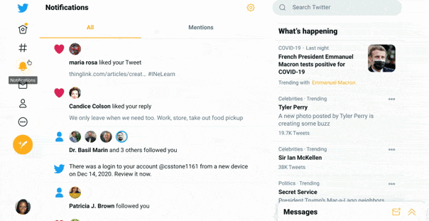 Twitter Notifications Optimized