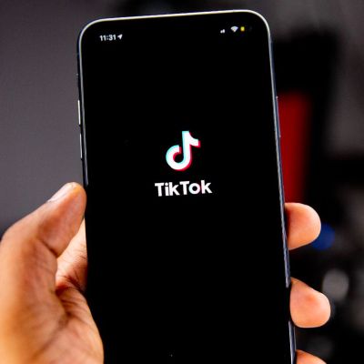 TikTok app on phone