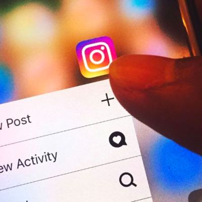 Instagram app on phone - New Post