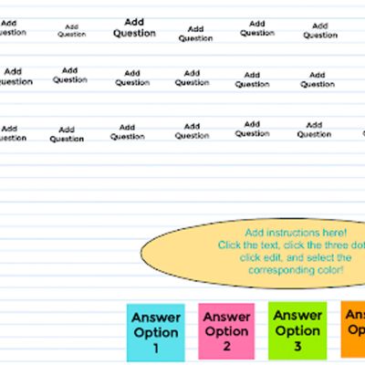 Jamboard Color Classification example