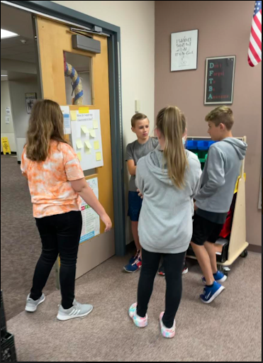 STEM - Students working together students talking together