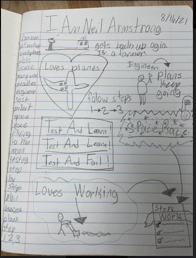 STEM classroom journal student journal entry