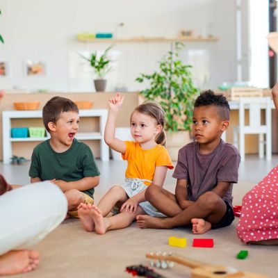 Students in a classroom