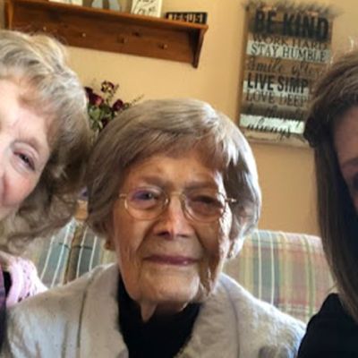 Colette Huxford-Kinnet and grandmother.