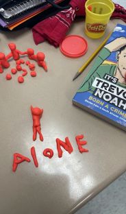 Alone Play-Doh creation Alone Play-Doh creation