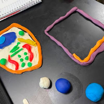 Play-Doh modelling.