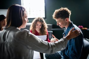 Students and Teacher