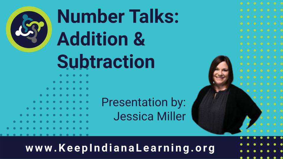 Number Talks - Addition & Subtraction