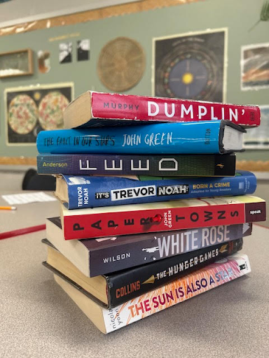 Stack of books. Stack of books.