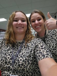Ashley and Teacher Friend (Kelsey)