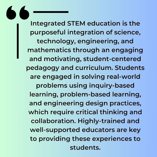 Integrated STEM Integrated STEM quote.